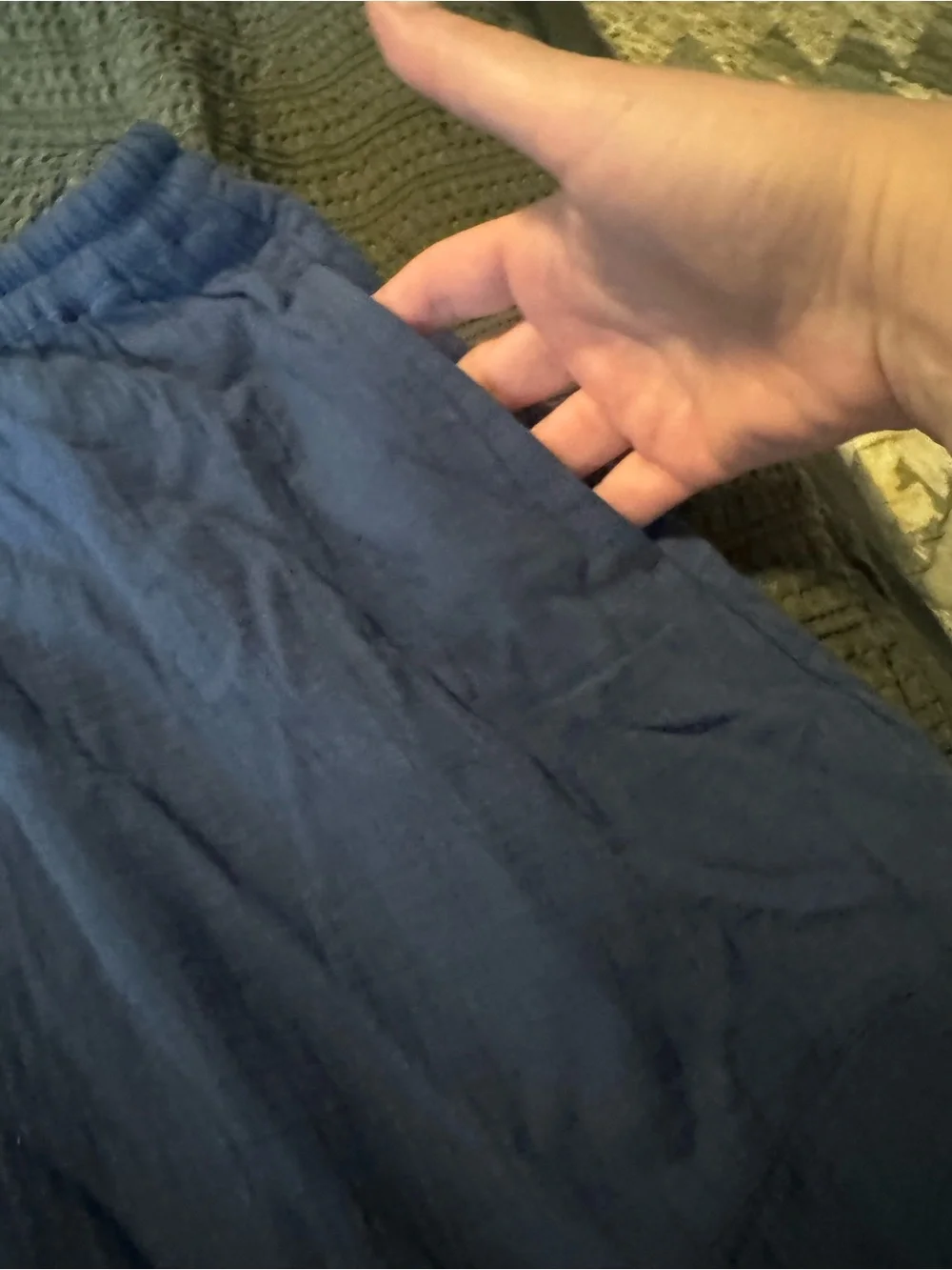 Pact Women’s Blue Tiered Maxi Skirt - Casual Boho Style size xl - Picture 4 of 4